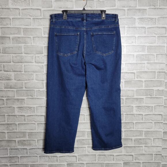 Universal Standard Etta High Rise Straight Leg Jeans, size 14 - Picture 2 of 5